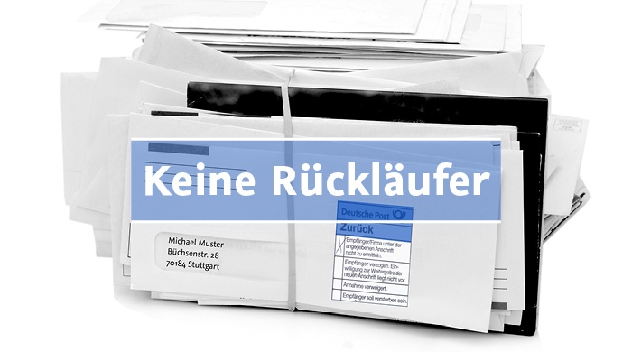 Keine Rückläufer