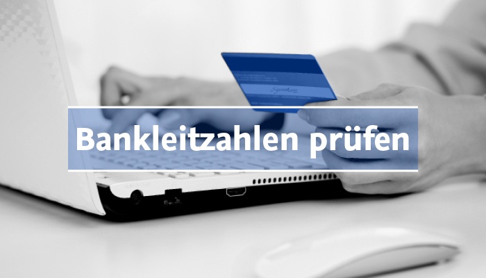 Bankleitzahlen prüfen