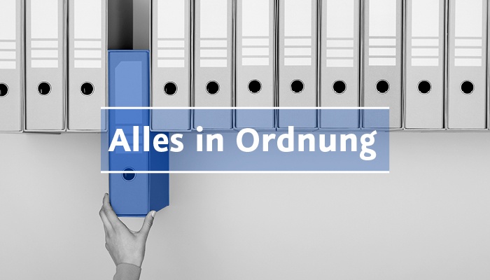 Alles in Ordnung