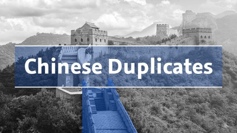 Chinese Duplicates