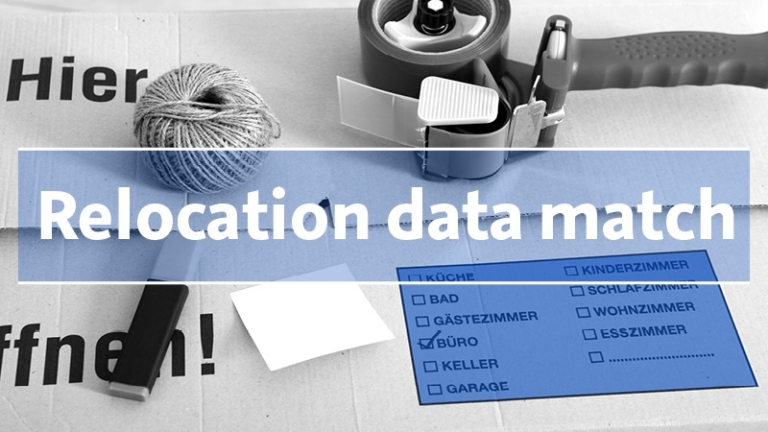 Relocation data match