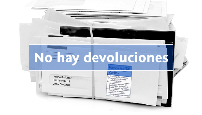 No hay devoluciones