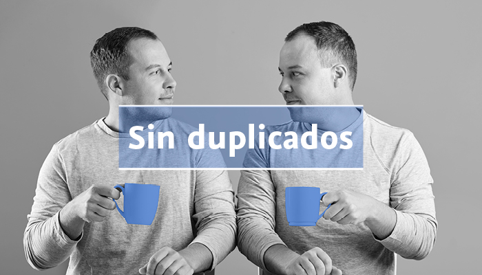 Sin duplicados