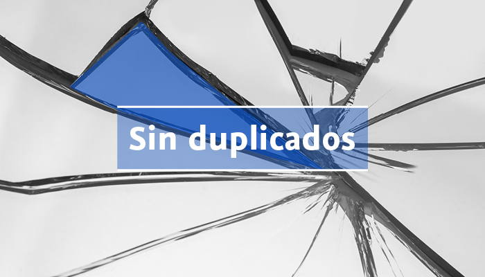 Sin duplicados