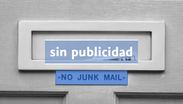 Sin publicidad