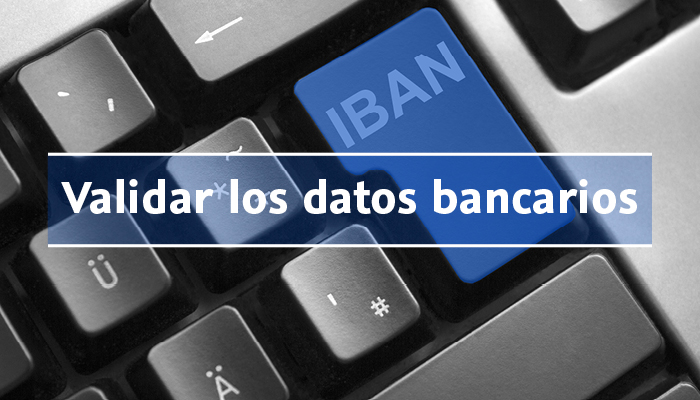 Validar los datos bancarios