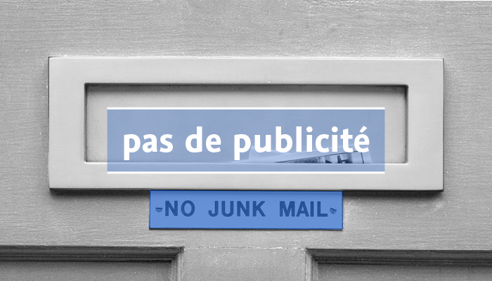 Pas de publicité