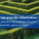 So that you can provide information immediately.