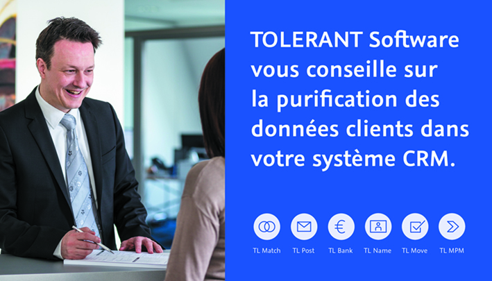 TOLERANT Software vous conseille sur la purification des données clients dans votre système CRM